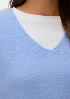 Vero Moda Pullover Donna Charity Blu Brunnera 10340124 Brunnera Blue VERO MODA 