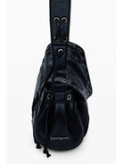 Desigual Borsa effetto pelle patch media Donna Nero 25WAXP36 2000 DESIGUAL 