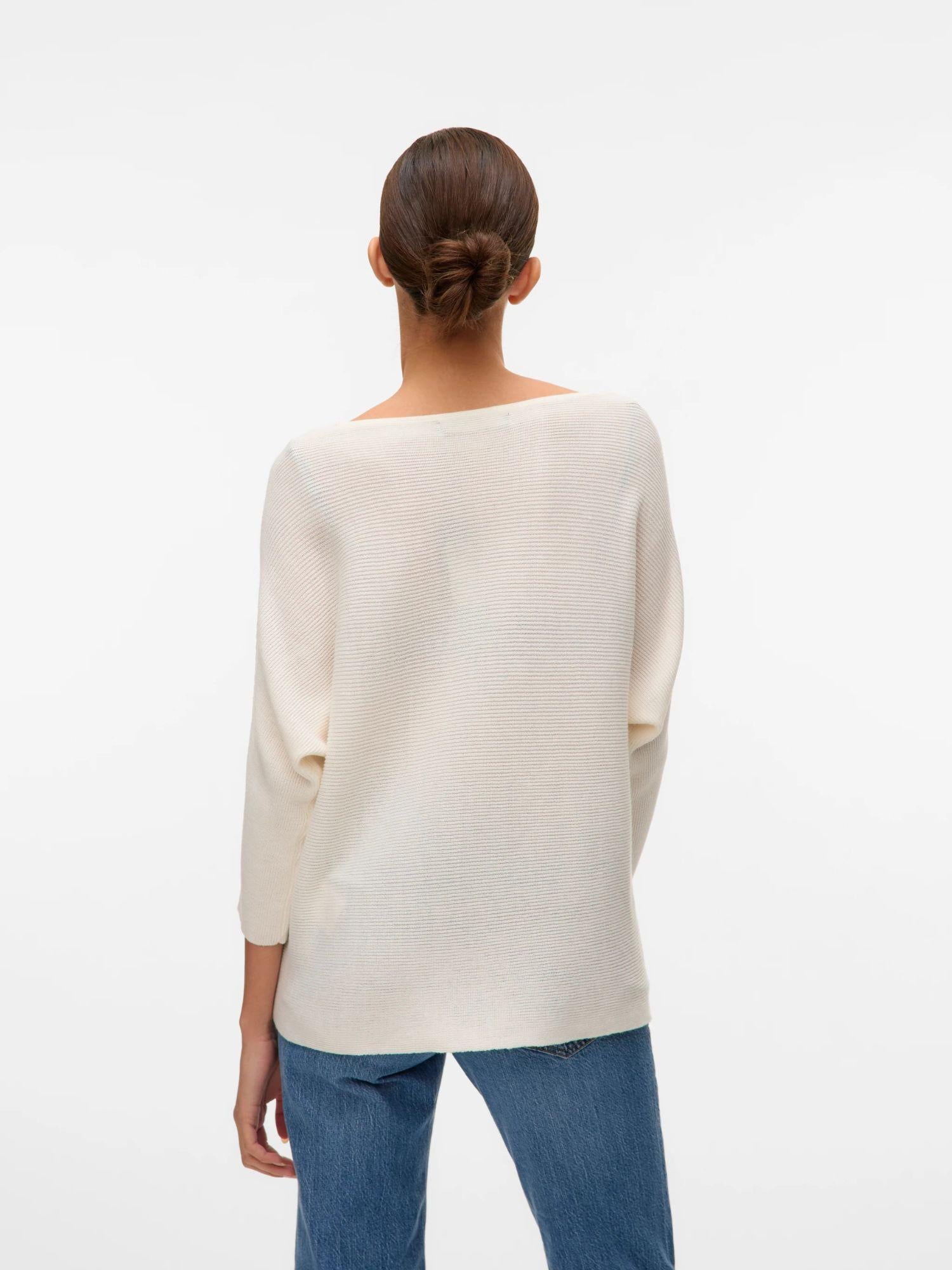 Vero Moda Maglia Donna Bianco VMNora 10281013 Snow White VERO MODA 