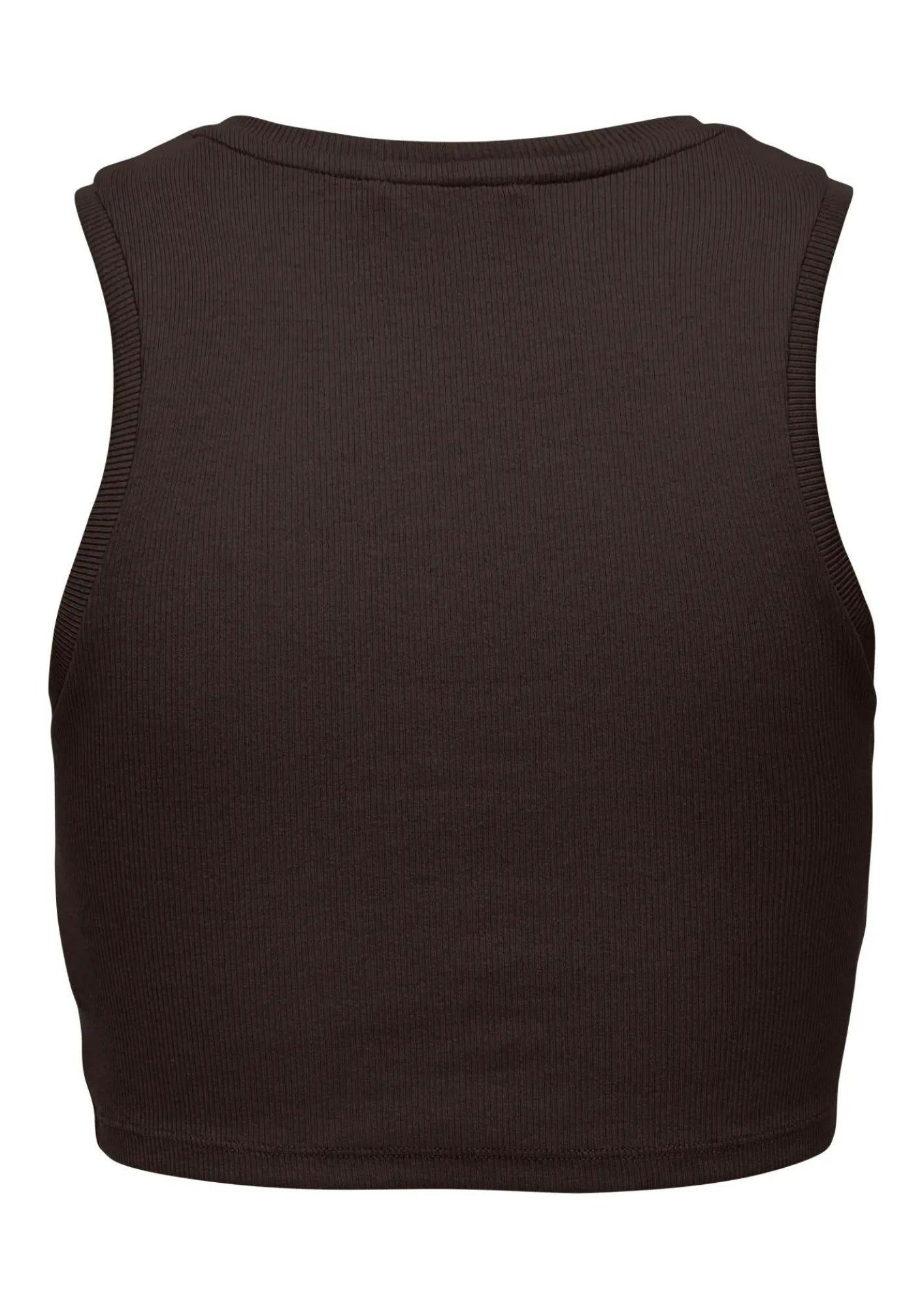 Only Top Donna Vilma Nero Caffè 15282771 Black Coffee ONLY 