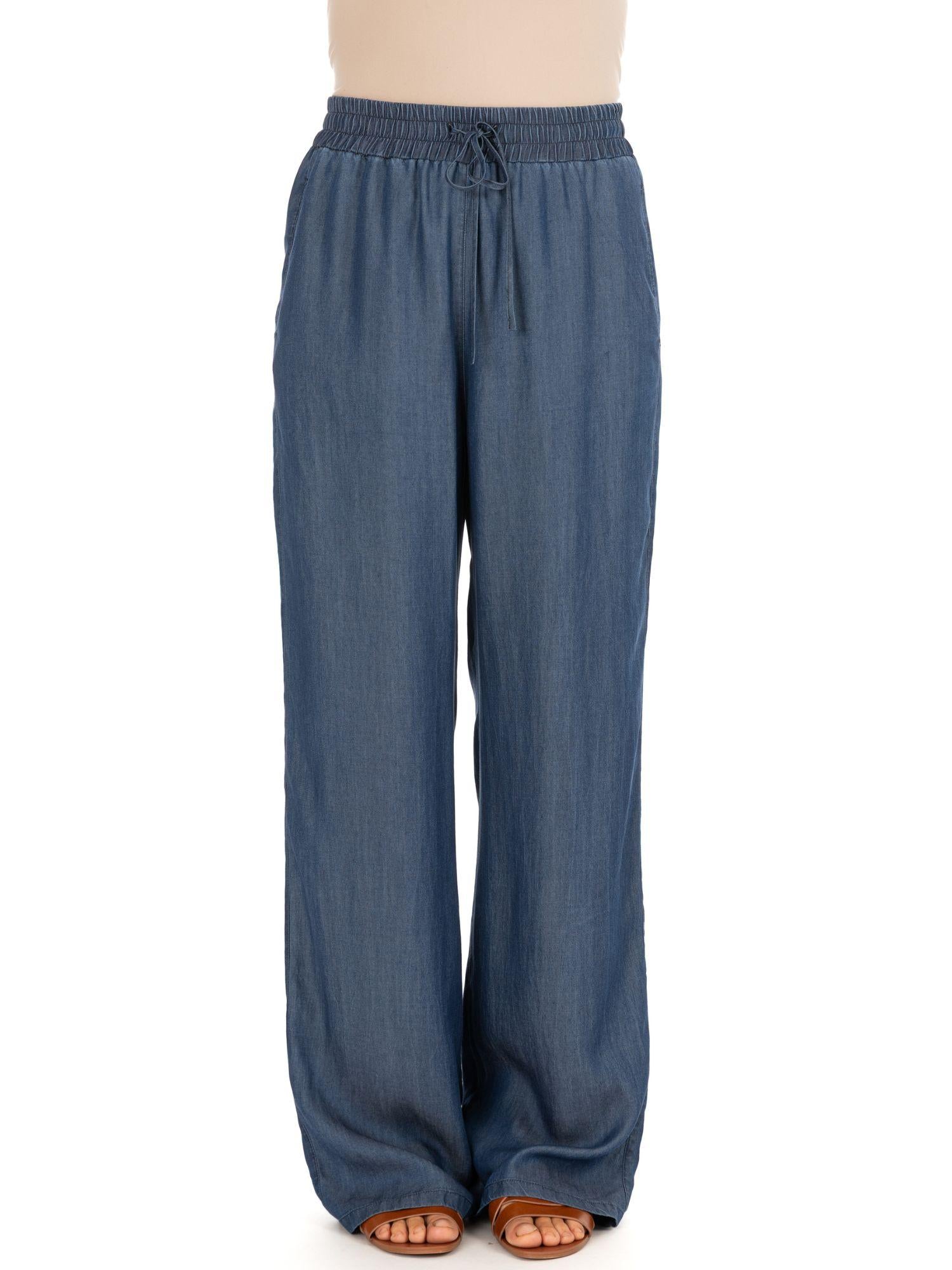 Diana Gallesi Pantalone Donna Blu Denim Scuro P400R008930N 34 DIANA GALLESI 