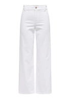 Jacqueline De Yong Pantalone Donna Iris Bianco 15341269 White JACQUELINE DE YONG 