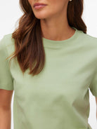 Aware T-Shirt Donna Reseda Awnaima 10294544 Reseda VERO MODA 