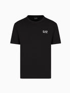 EA7 Emporio Armani T-shirt Core Identity in cotone Pima Uomo Nero 8NPT25 PJVPZ 1200 EA7 EMPORIO ARMANI 