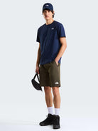 The North Face T-Shirt Uomo Summit Navy Evolution Simple Dome Regular NF0A8CZ2 8K2 THE NORTH FACE 