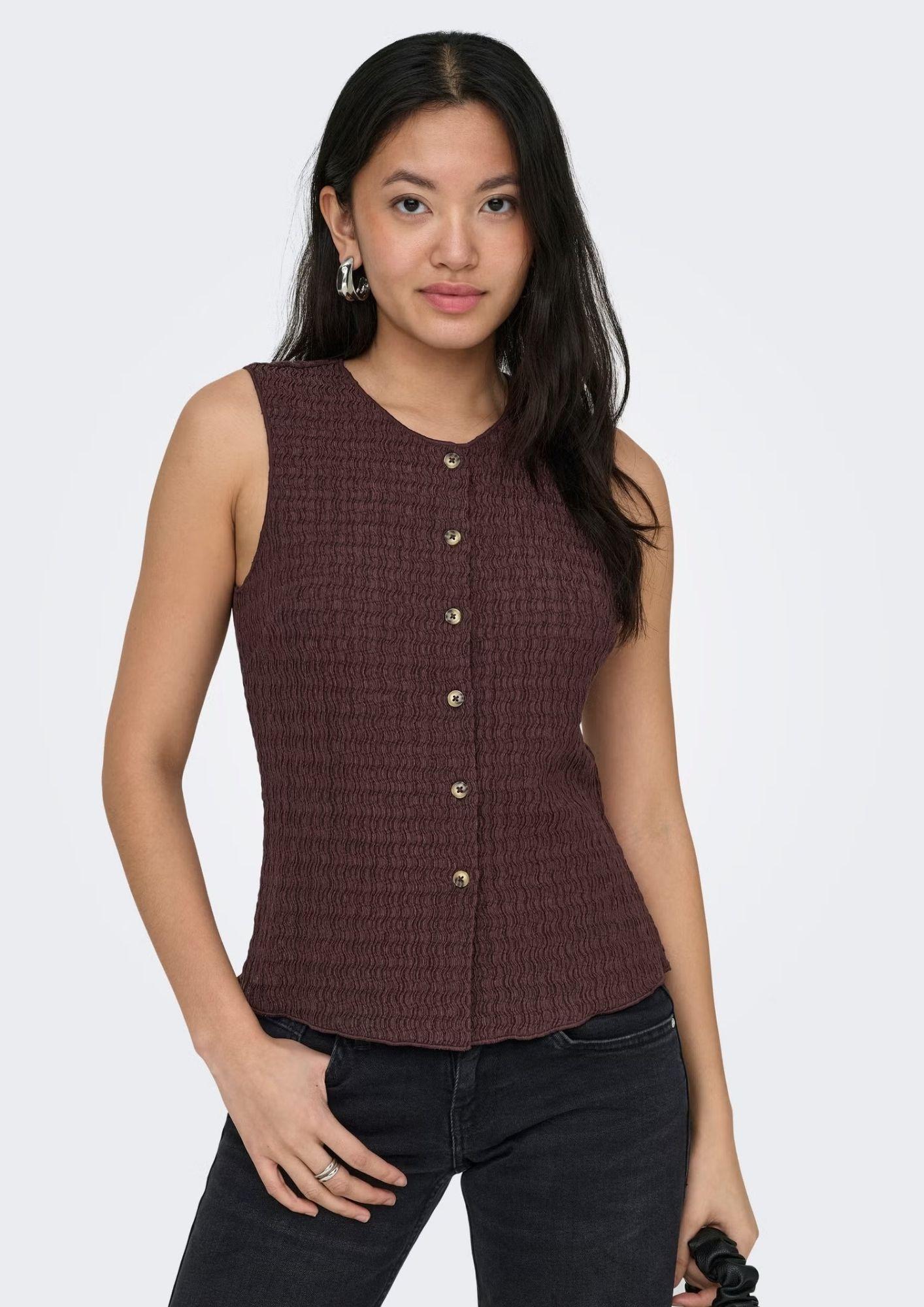 Only Top Donna Ilse Marrone 15374601 Deep Mahogany ONLY 