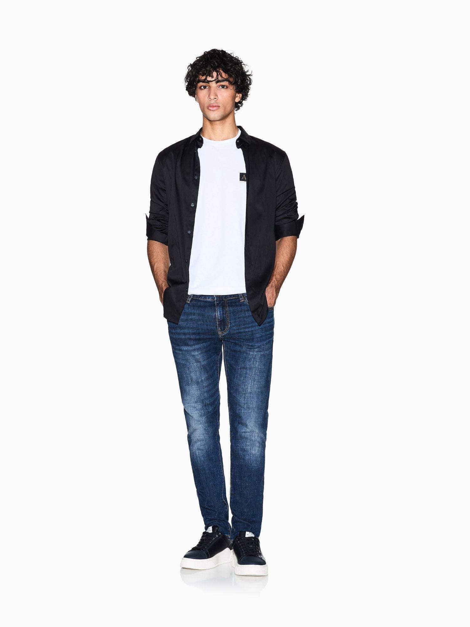 Armani Exchange T-shirt regular fit Uomo Bianco XM001911 AF10356 M0247 ARMANI EXCHANGE 