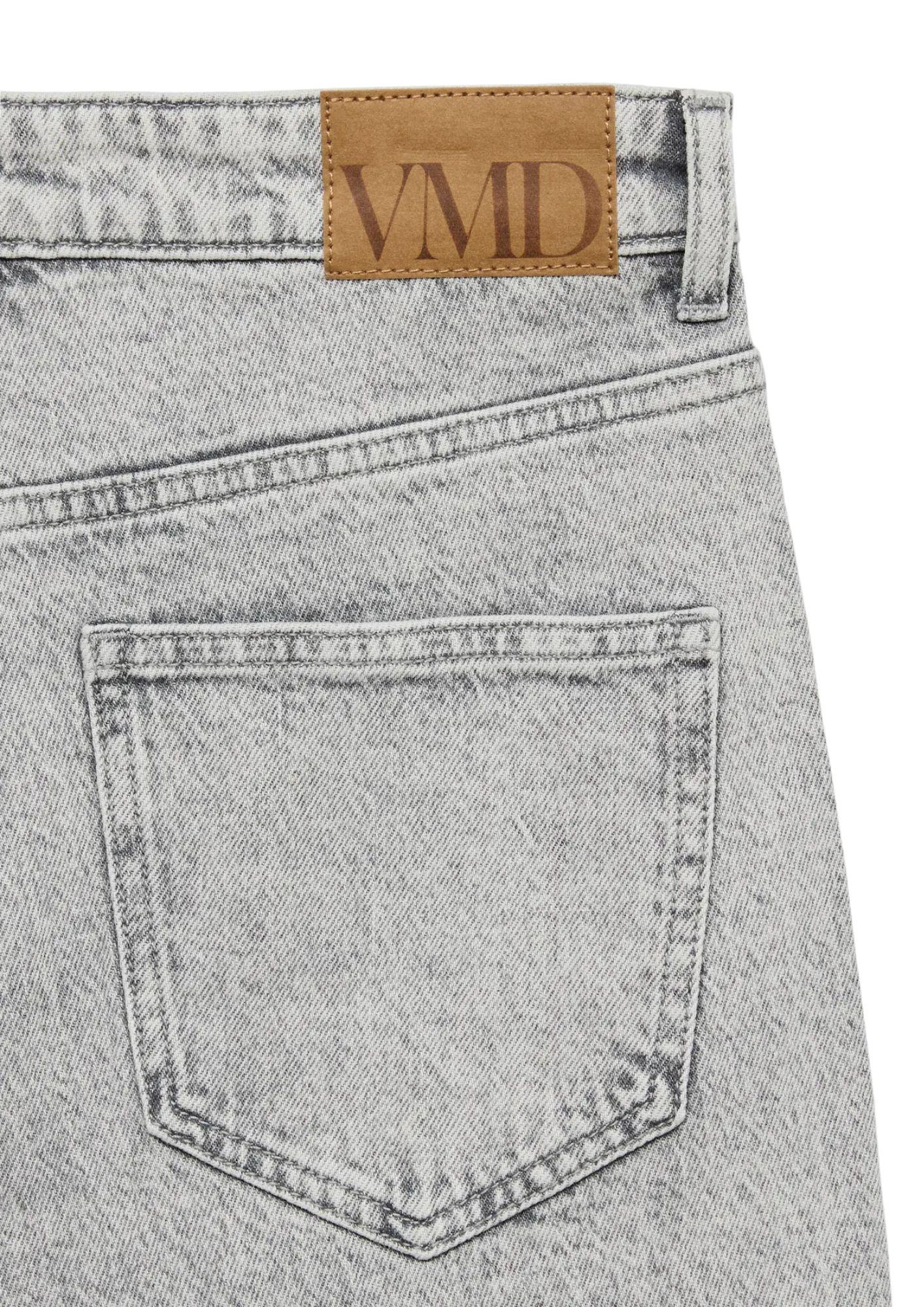 Vero Moda Jeans Donna Tessa A Vita Alta Mom Fit Grigio Chiaro Denim 10308860 Light Grey Denim VERO MODA 