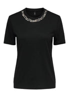 Only Top Donna Parker Nero 15343568 Black Rhinestone ONLY 