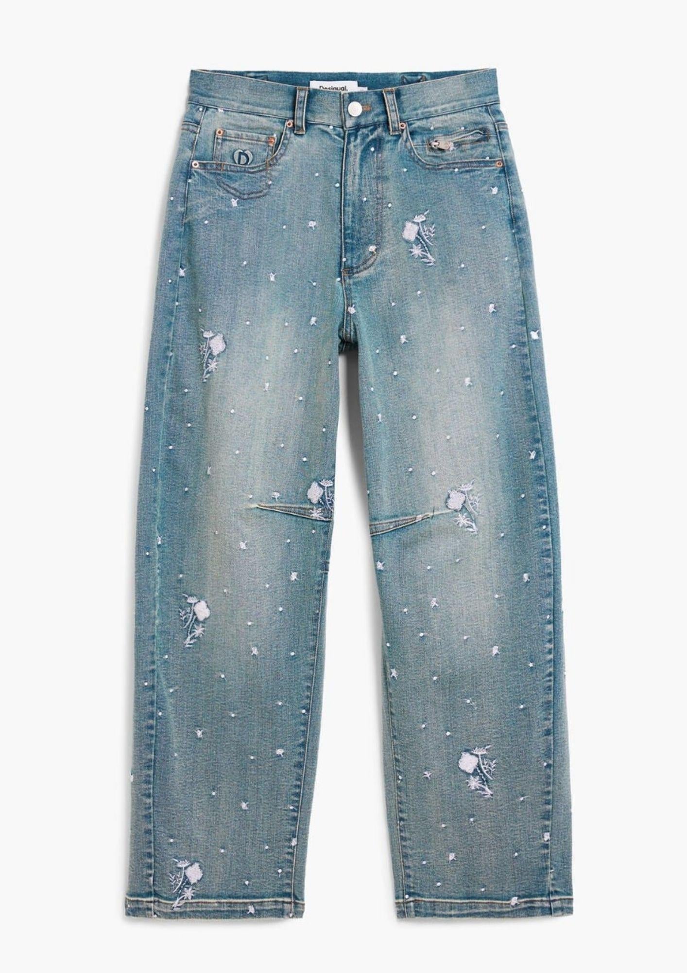 Desigual Jeans Donna Denimshine Blu Denim Chiaro 26SWDD36 5053 DESIGUAL 