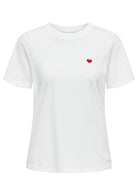 Jacqueline De Yong T-Shirt Donna Pisa Bianca 15298612 Cloud Dancer SKY CAPTAIN JACQUELINE DE YONG 