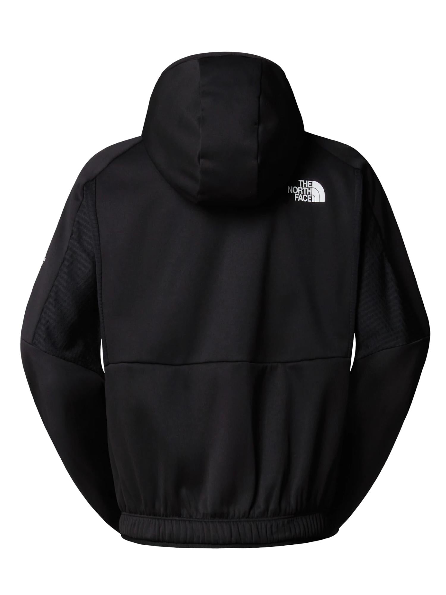 The North Face Pile Mountain Athletics con cappuccio e cerniera integrale Donna Nero NF0A8DXX JK3 THE NORTH FACE 