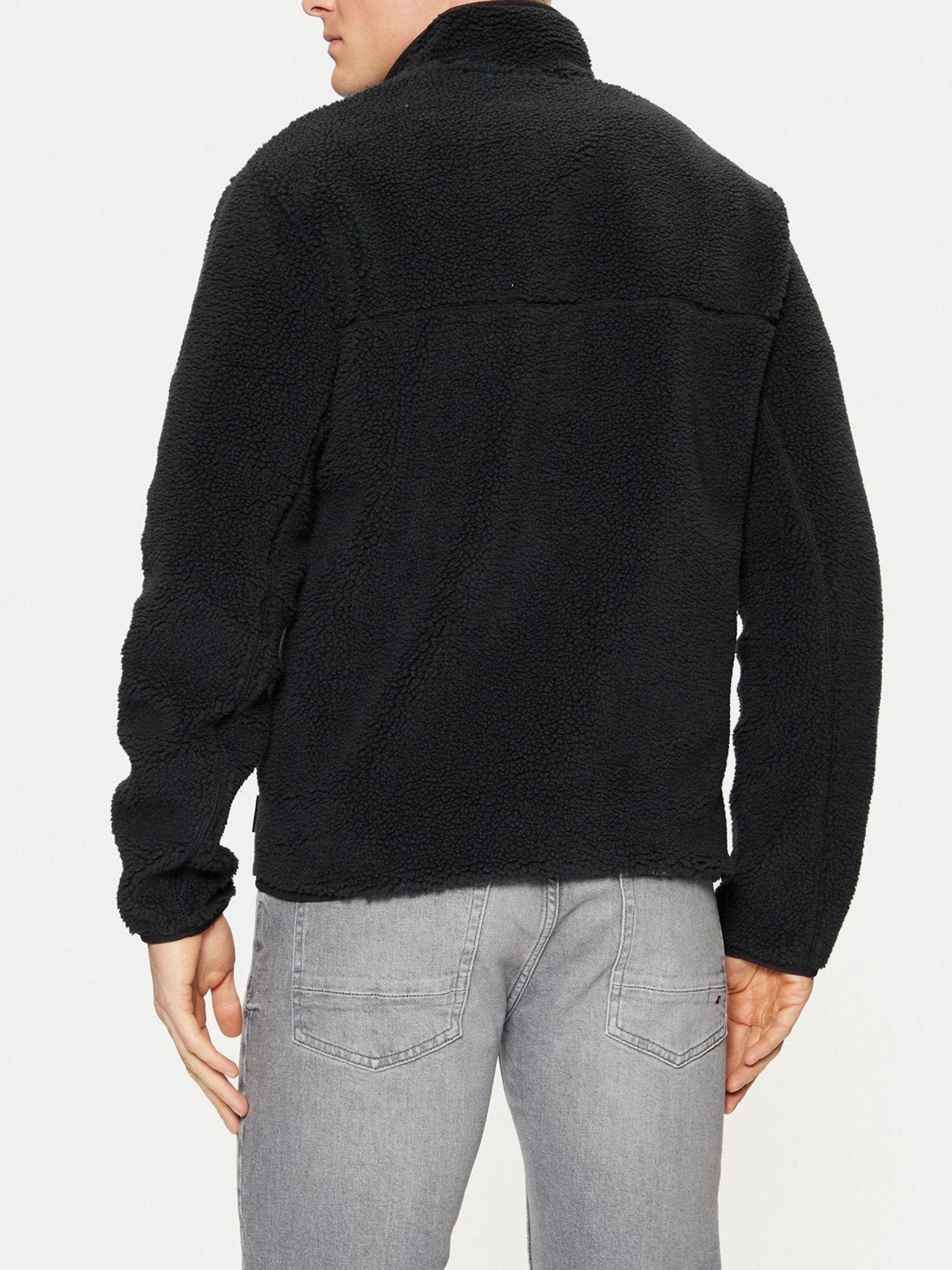 Napapijri Felpa Uomo di pile con zip Tynik Nero NP0A4IA9 041 NAPAPIJRI 