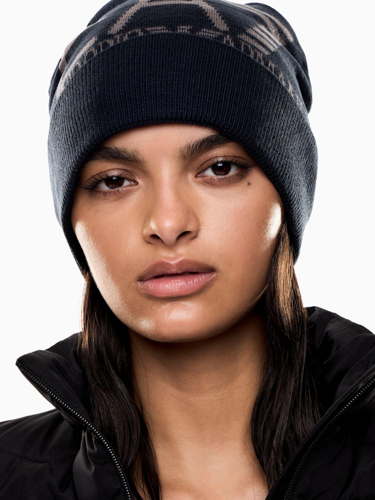 EA7 Emporio Armani Beanie Visibility Con Maxi Logo Unisex Blu 7X000006 AF11994 MB015 EA7 EMPORIO ARMANI 