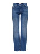 Only Jeans Donna Medium Blue Straight Fit Onlblush 15330787 Medium Blue Denim ONLY 