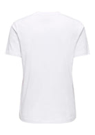 Only T-Shirt Donna Ketty Bianca con Fragole 15288473 Bright White Strawberry ONLY 