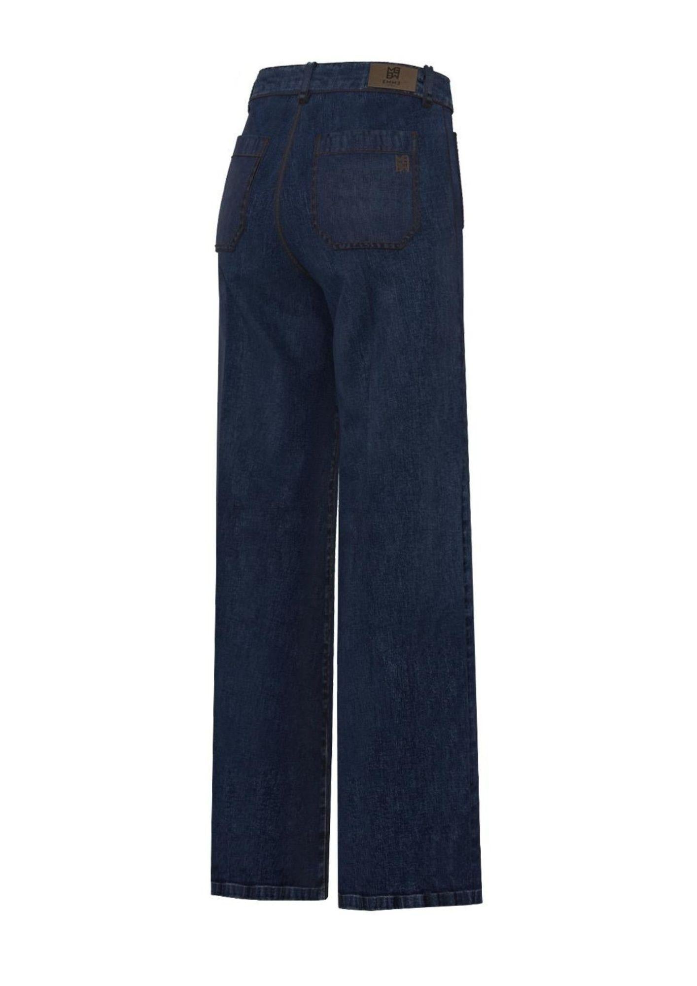 Emme Marella Jeans Donna Palma Blu Medio 2525186031200 002 EMME MARELLA 