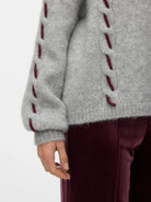 Vero Moda VMILINA Maglione Donna Light Grey Melange 10334866 Light Grey Melange VERO MODA 