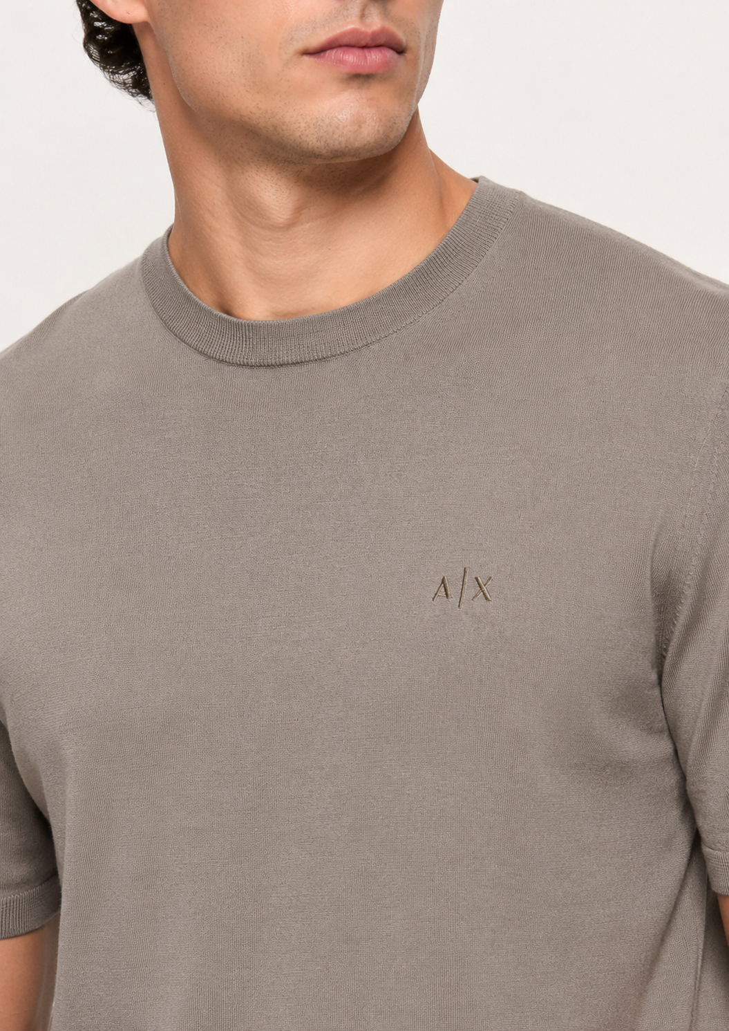 Armani Exchange Maglia Uomo Beige 8NZM5C ZM3JZ U6107 ARMANI EXCHANGE 