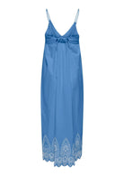 Only Abito Donna Tullum Azzurro 15369128 Blue Bonnet ONLY 