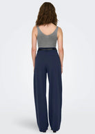 Jacqueline De Yong Pantalone Donna Geggo Blu 15330419 Black Iris JACQUELINE DE YONG 