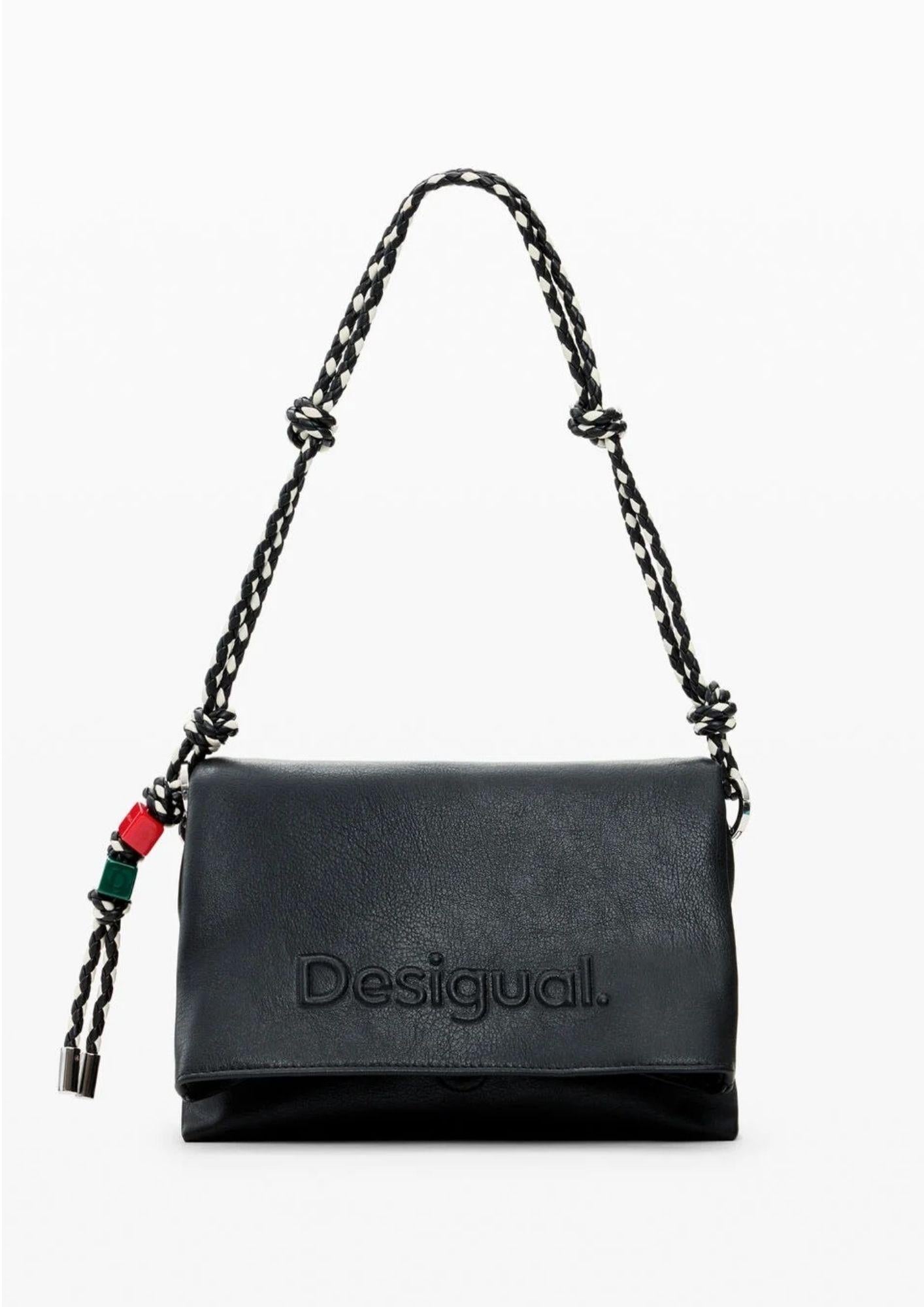 Desigual Borsa Donna Bag Half Logo Venecia 4.0 Black Nera 26SAXP61 2000 DESIGUAL 