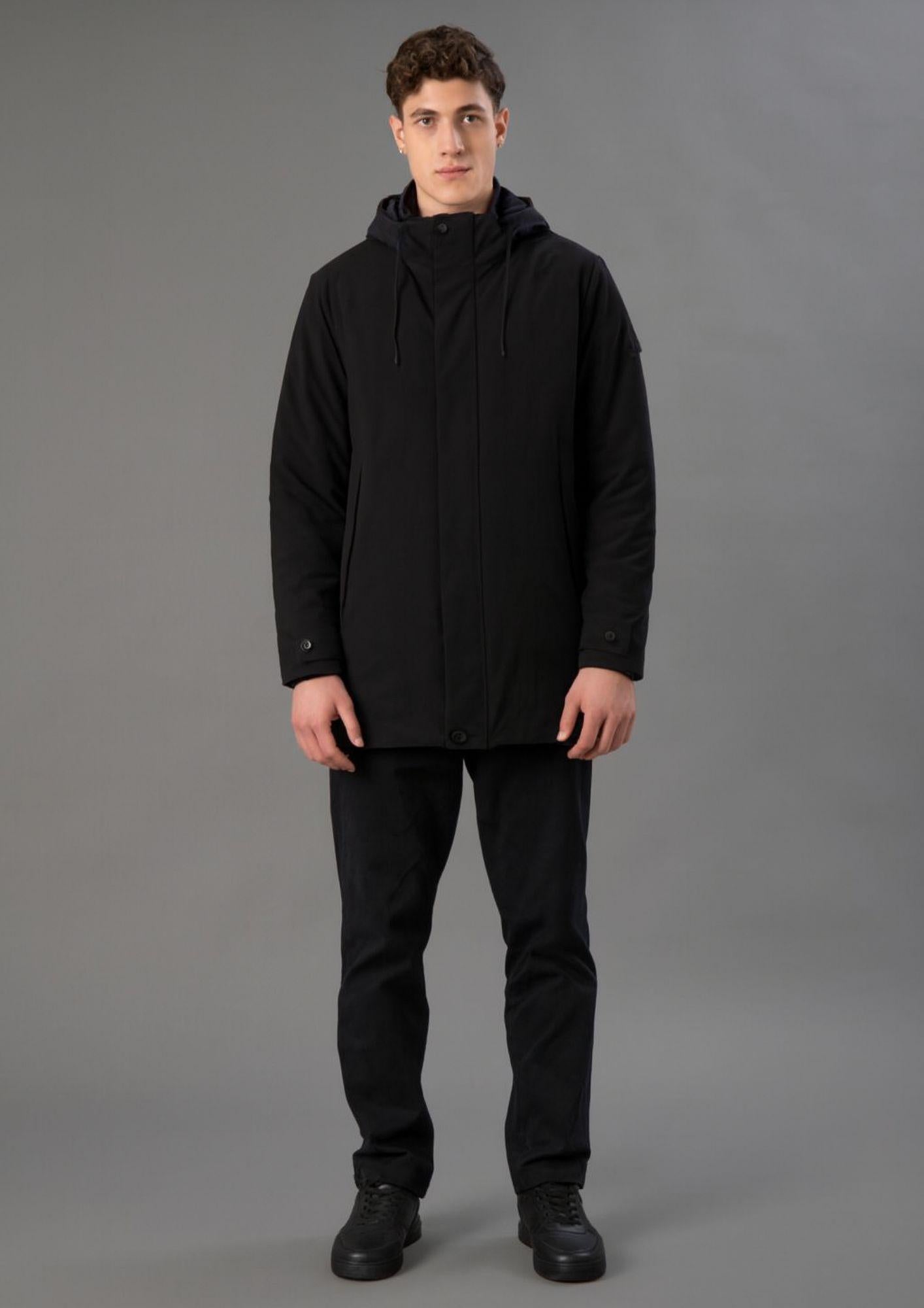 Rihunik Giacca Invernale Uomo Hugh Nera RIMA252J F0120 999 RIHUNIK 