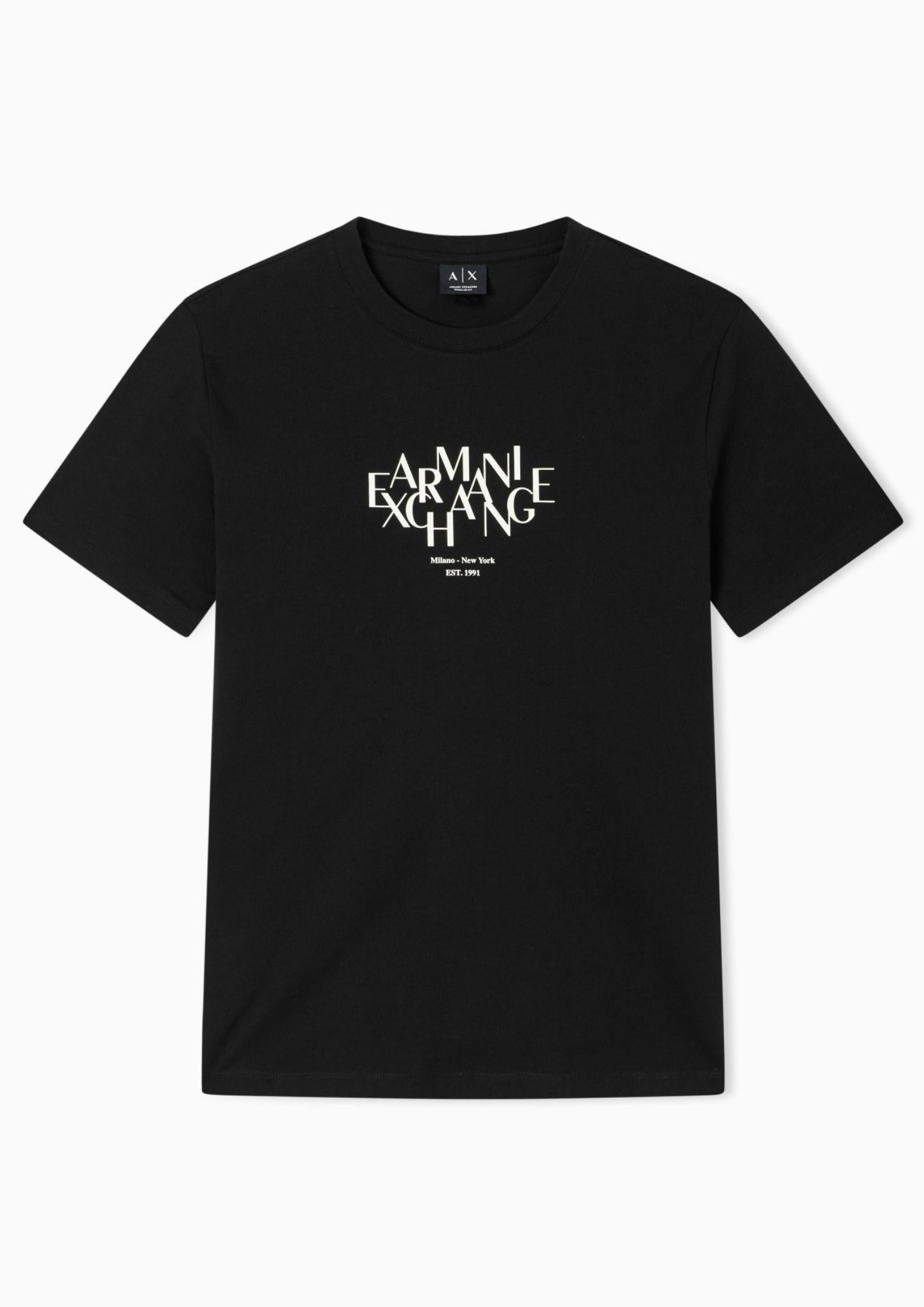 Armani Exchange T-Shirt Nera XM002782 AF10356 UC001 ARMANI EXCHANGE 