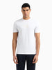 EA7 Emporio Armani T-shirt girocollo Gold Label in jersey di viscosa Uomo Bianco