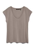 Vero Moda Top Donna Filli Beige 10247666 Moon Rock VERO MODA 