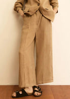 Emme Marella Pantalone Donna Emmclava Sabbia 2615131182200 004 EMME MARELLA 