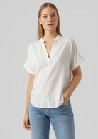 Vero Moda Top Donna Beauty Bianco 10279697 Snow White VERO MODA 