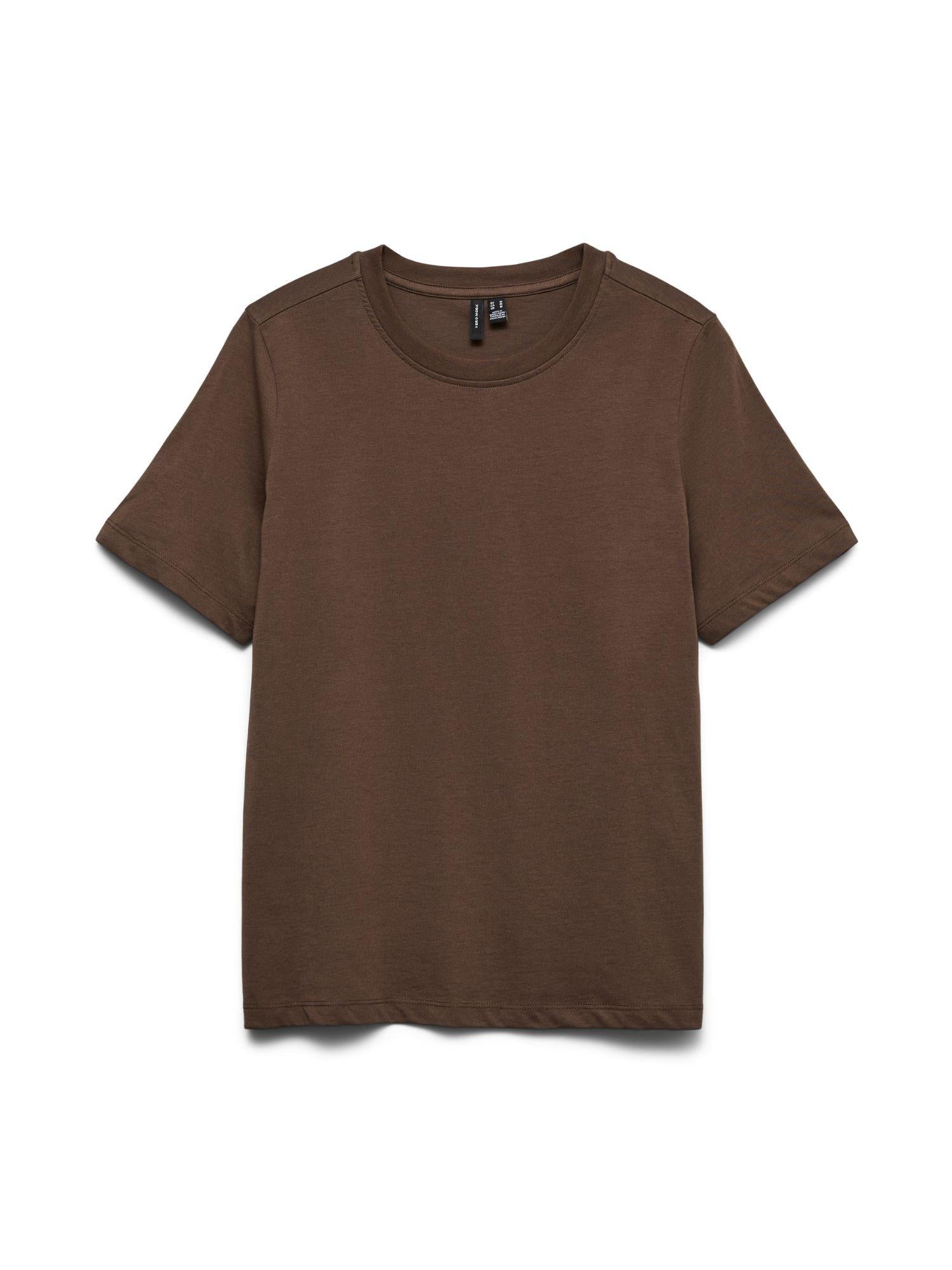 Vero Moda T-Shirt Donna Chocolate Martini Vmpaulina 10316991 CHOCOLATE MARTINI VERO MODA 