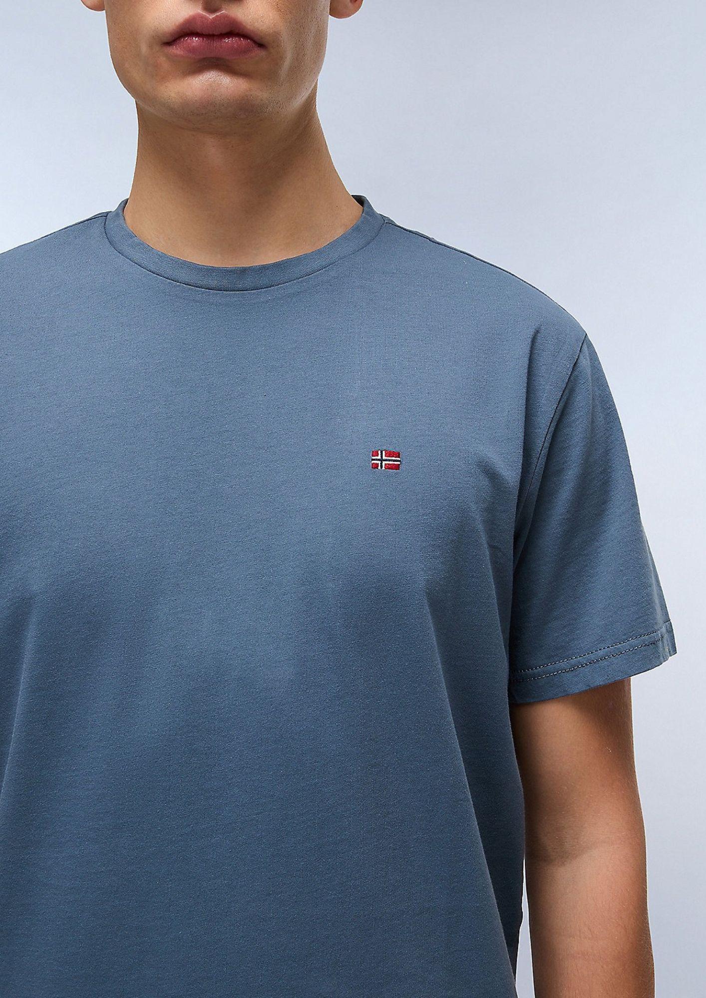 Napapijri T-Shirt Uomo Salis Blu Tempesta NP0A4H8D G1Y NAPAPIJRI 