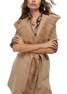 Emme Marella Cappotto Smanicato Formosa Beige 2525276011200 002 EMME MARELLA 