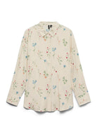 Vero Moda Camicia Donna Josie Grigio Betulla Stampa Bina 10341587 Birch Bina VERO MODA 