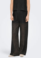 Only Pantalone Donna Lian Nero 15372107 Black ONLY 