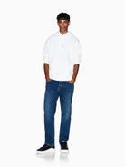 Armani Exchange Felpa con cappuccio con logo ricamato Uomo Bianco XM000369 AF10818 U0009 ARMANI EXCHANGE 