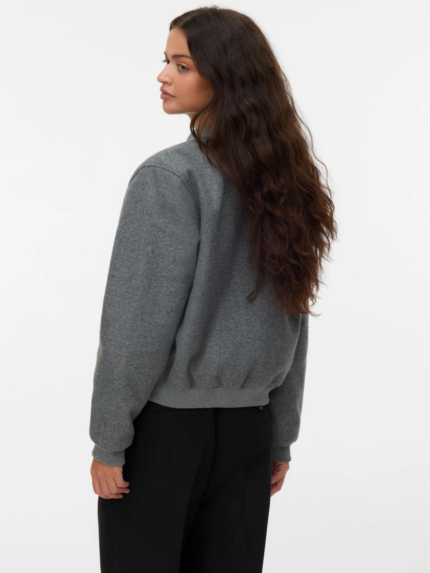 Vero Moda Giacca Invernale Donna Fortune Grigio Medio 10331816 Medium Grey Melange VERO MODA 