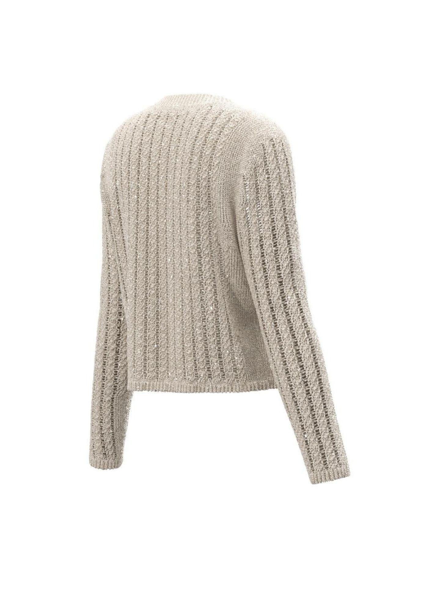 Emme Marella Cardigan Donna Crimea Bianco 2525346101200 002 EMME MARELLA 