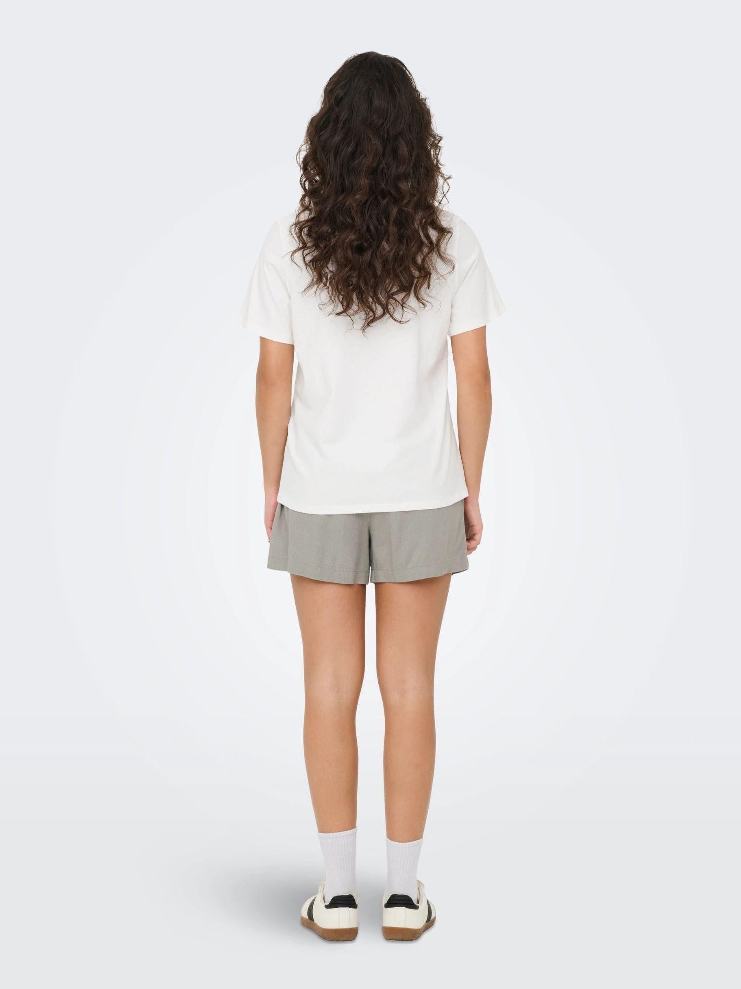 Jacqueline De Yong JDYBIBBI T-shirt Donna Bianco Cloud Dancer 15356686 Cloud Dancer TEDDYBEAR JACQUELINE DE YONG 