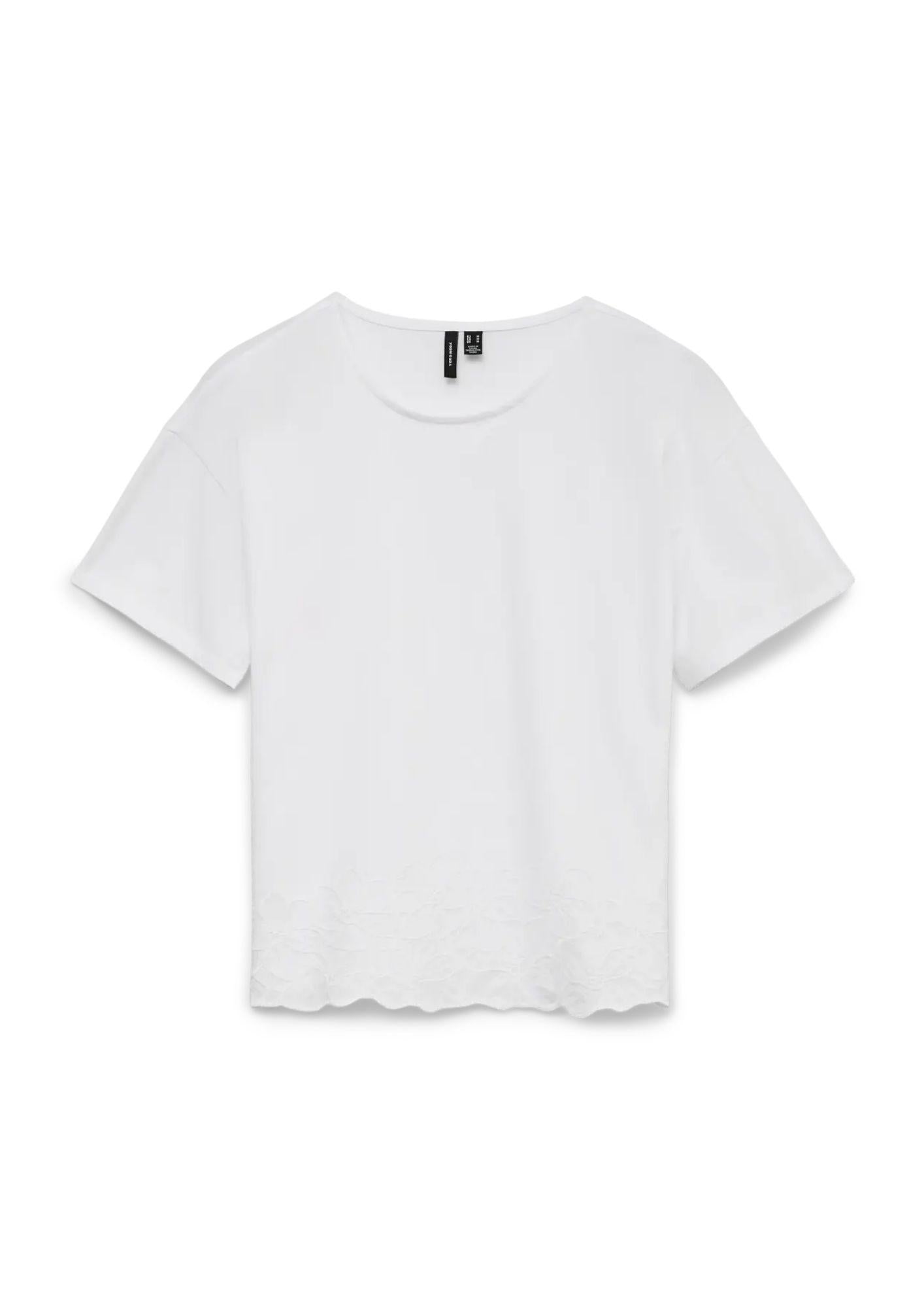 Vero Moda T-Shirt Donna Noah Bianco 10342965 Bright White White VERO MODA 