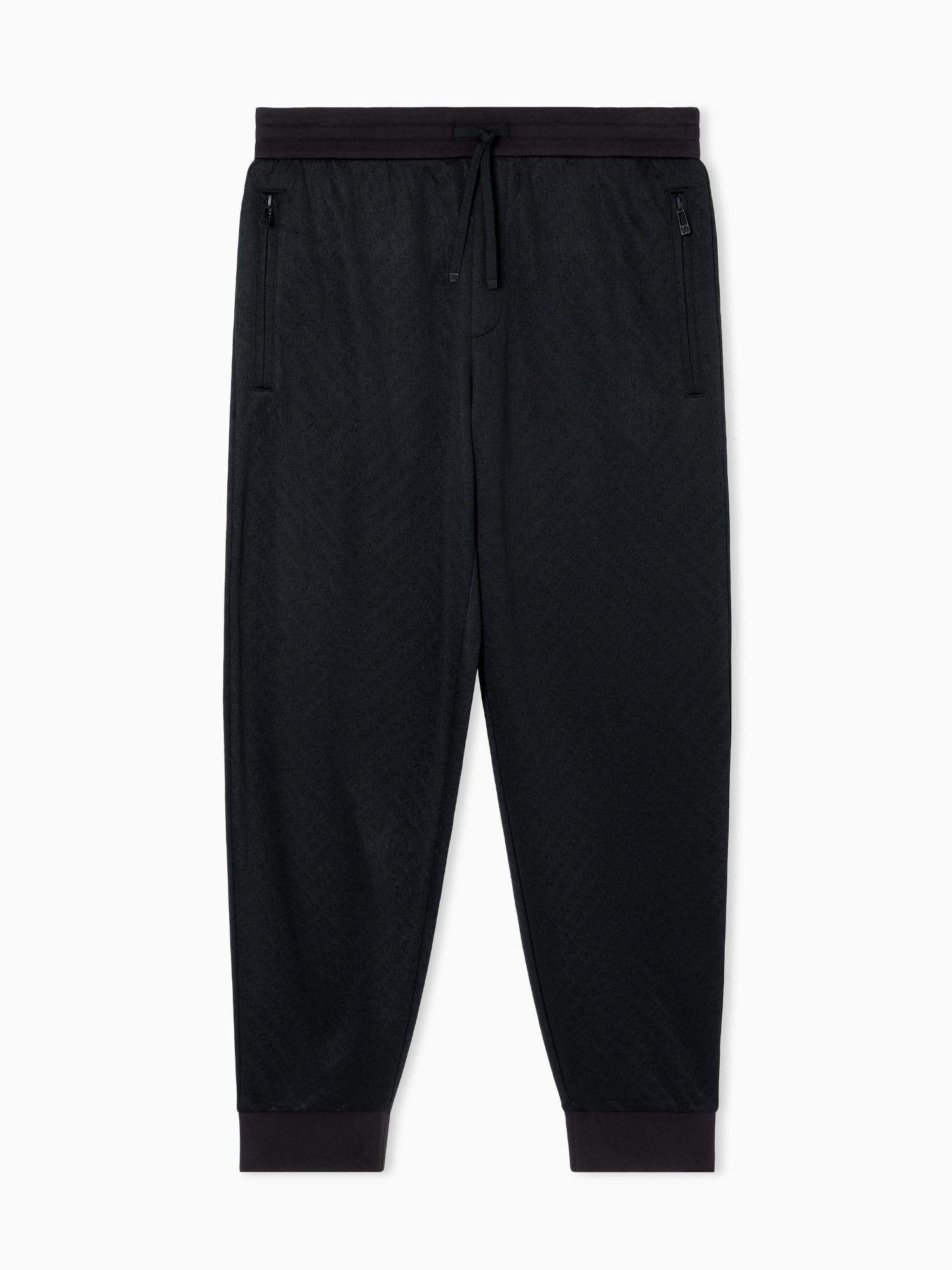 Armani Exchange Pantaloni jogger micro texture Uomo Nero XM001356 AF16259 FC022 ARMANI EXCHANGE 