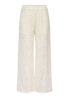 Only Pantalone Donna Lian Bianco Betulla 15372107 Birch ONLY 