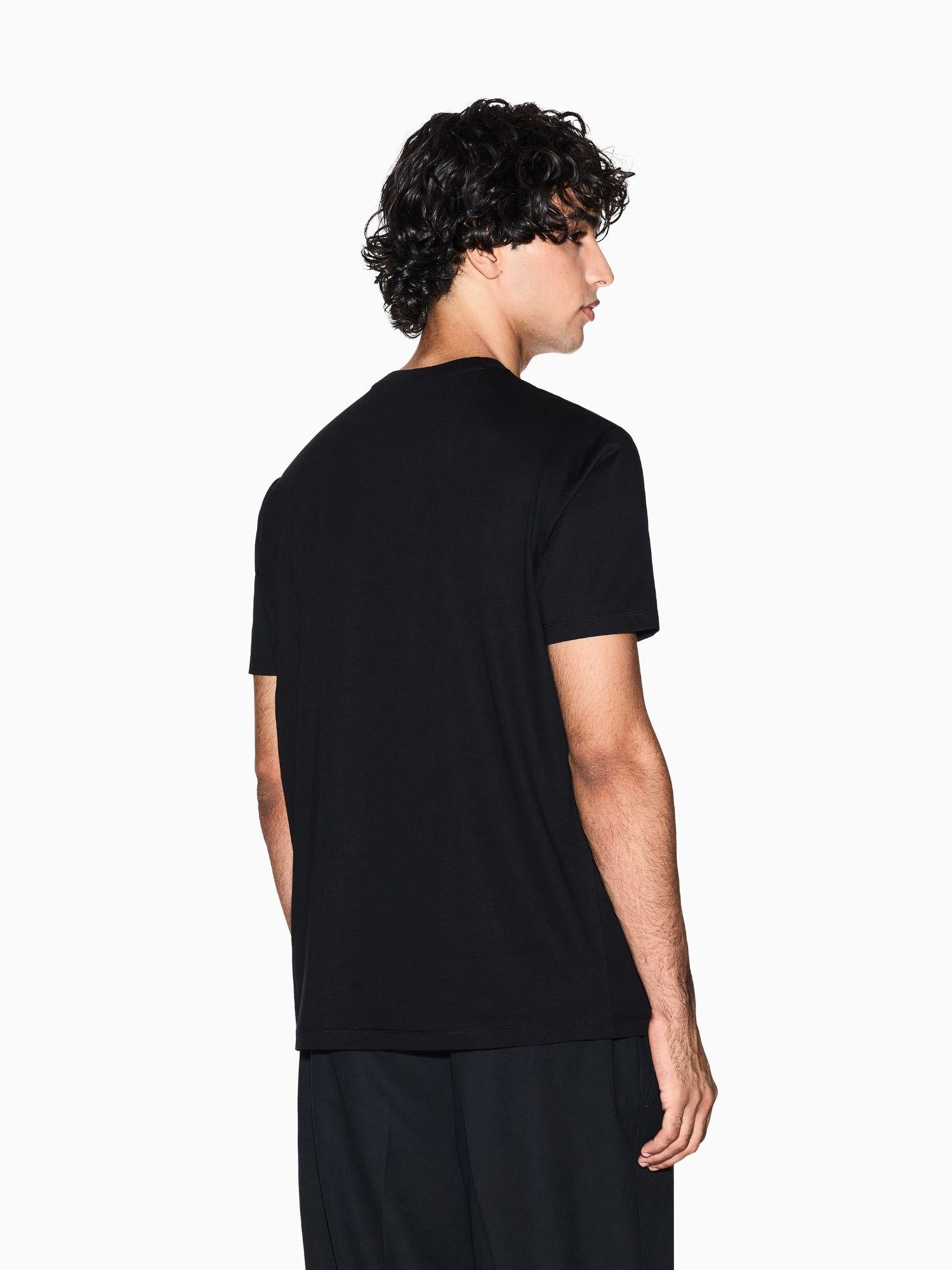 Armani Exchange T-shirt regular fit Uomo Nero XM001479 AF10364 UC001 ARMANI EXCHANGE 