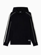 EA7 Emporio Armani Felpa con cappuccio Logo Series in misto cotone Uomo Nero 7M000972 AF10377 UC001 EA7 EMPORIO ARMANI 