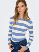 Jacqueline De Yong Maglia Donna Ultramarine Jdyplum 15277223 Ultramarine W EGGNOG JACQUELINE DE YONG 