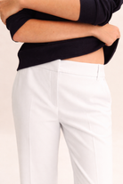 Emme Marella Pantalone Donna Emmfarnese2 Bianco Lana 2615131341200 001 EMME MARELLA 