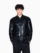 Armani Exchange Giacca bomber tessuto lucido Uomo Nero XM001104 AF16647 UC001 ARMANI EXCHANGE 
