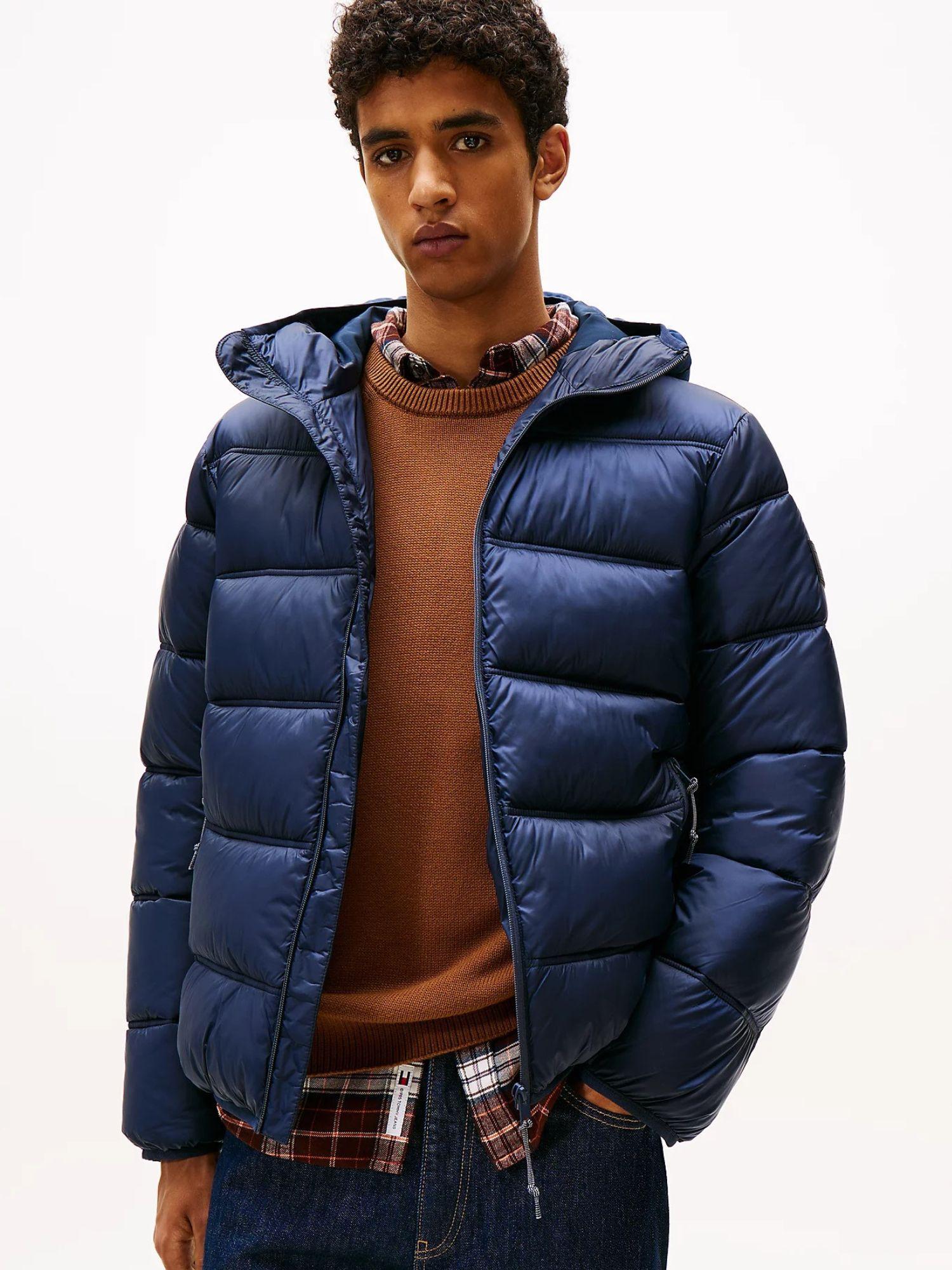 Tommy Hilfiger Giubbino imbottito con cappuccio e logo Uomo Dark blue DM0DM22044 C1G TOMMY HILFIGER 
